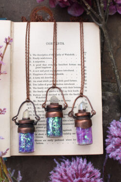 Sparkly Fairy Dust Necklace Glitter in a Bottle Necklace