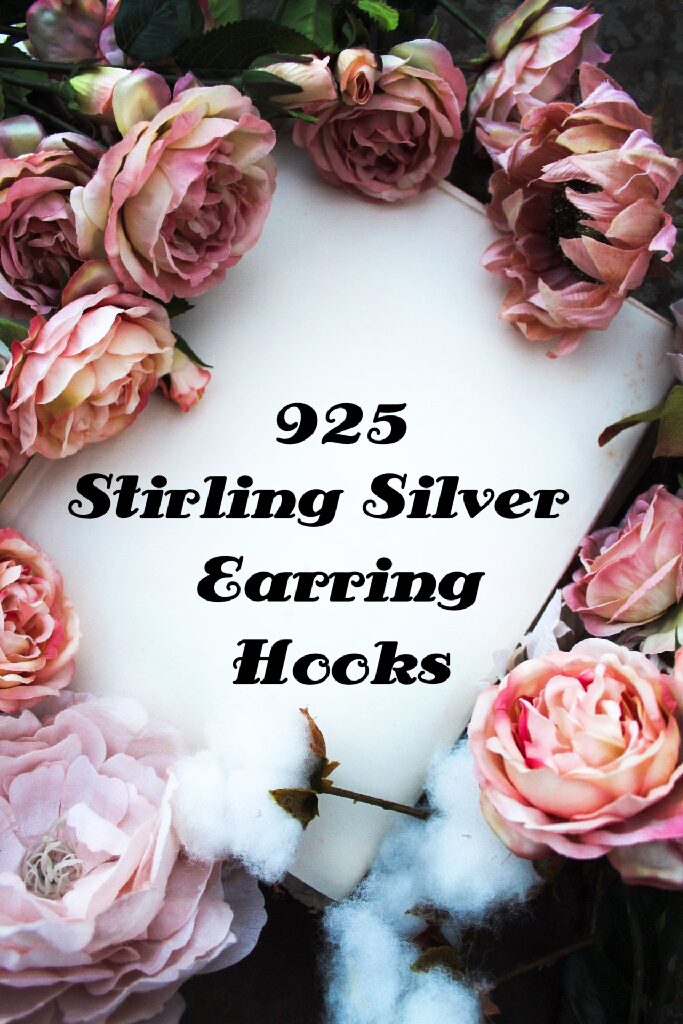 925 Stirling Silver Earring Hooks
